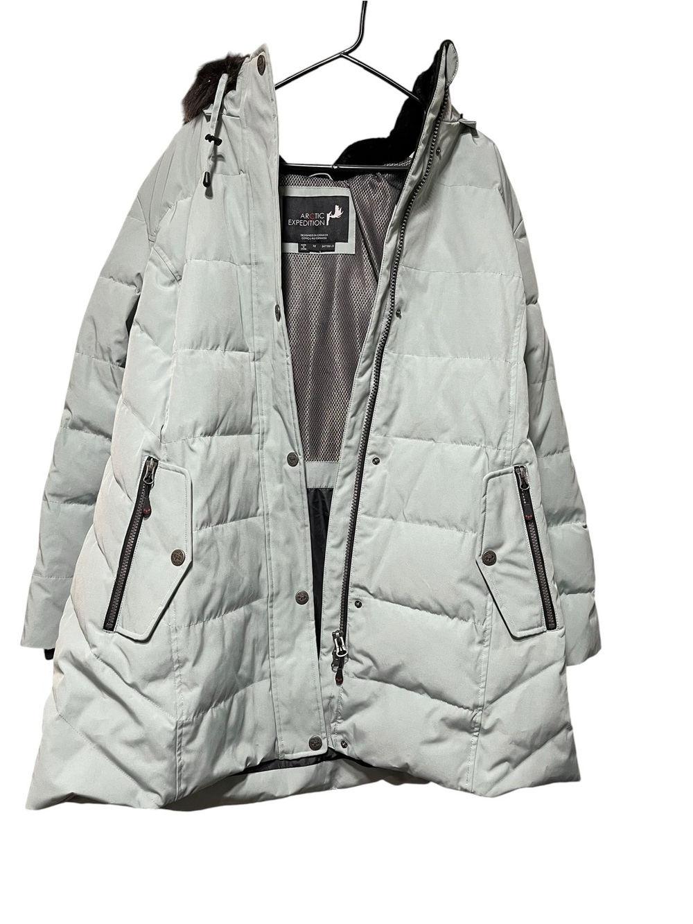 NWT Arctic Expedition Women's Quilted Puffer Parka with Hood